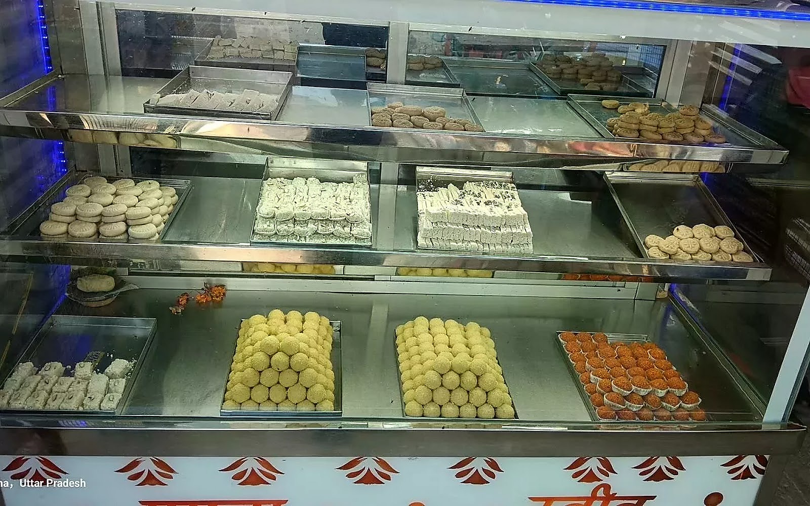 Mamta sweets and restaurant Gonda visiting card