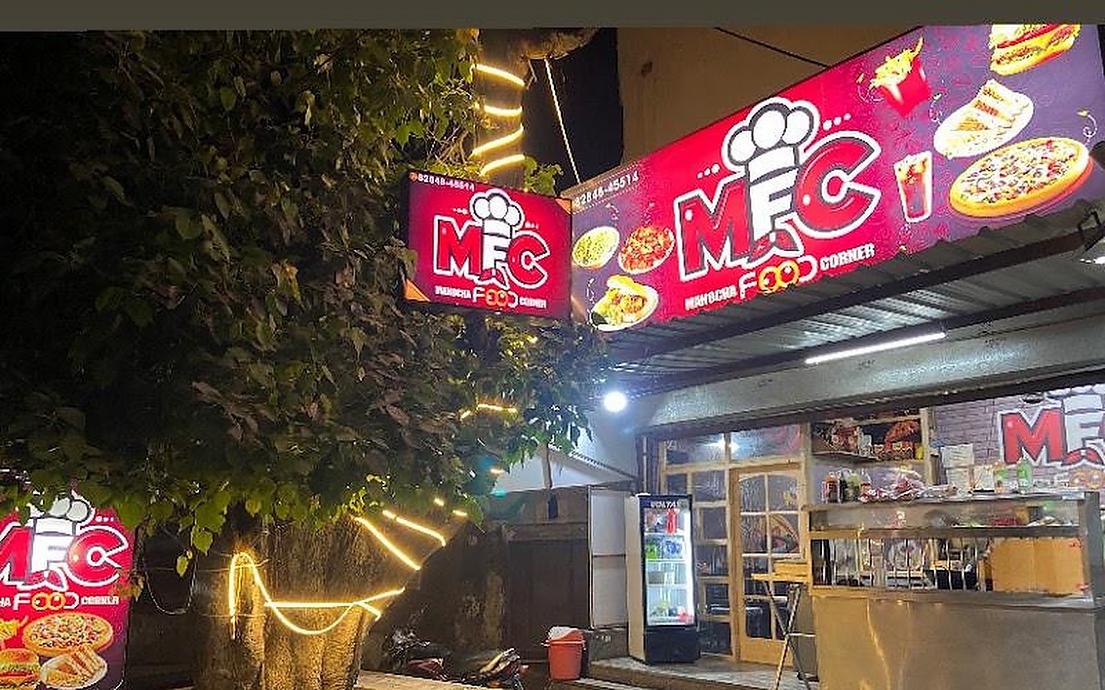 MFC-Manocha Food Corner Firozpur visiting card