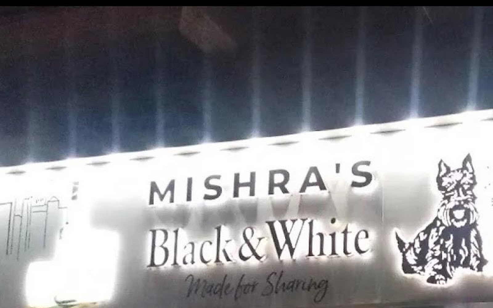 Mishra English wine shop Etah visiting card