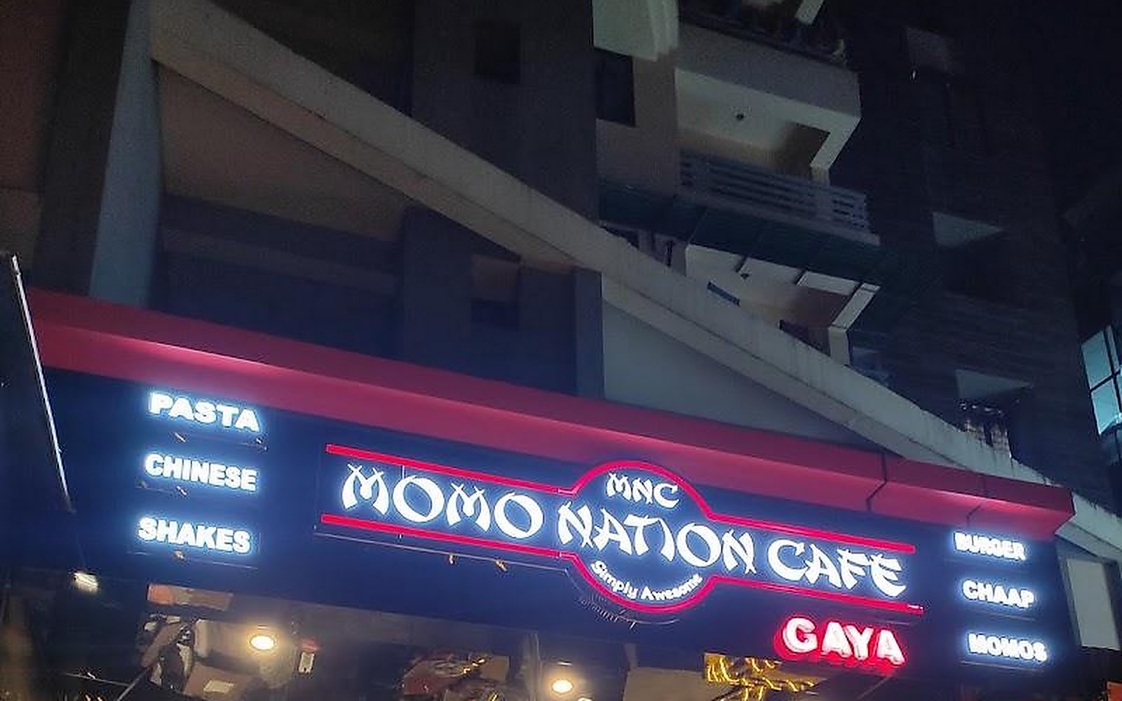 MOMO NATION CAFE (MNC) Gaya visiting card