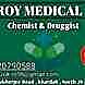 Ms Roy Medical Hall visiting card