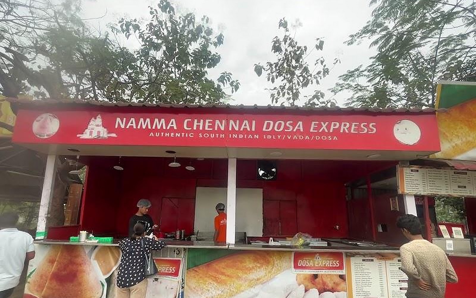 NAMMA CHENNAI DOSA EXPRESS Guwahati visiting card