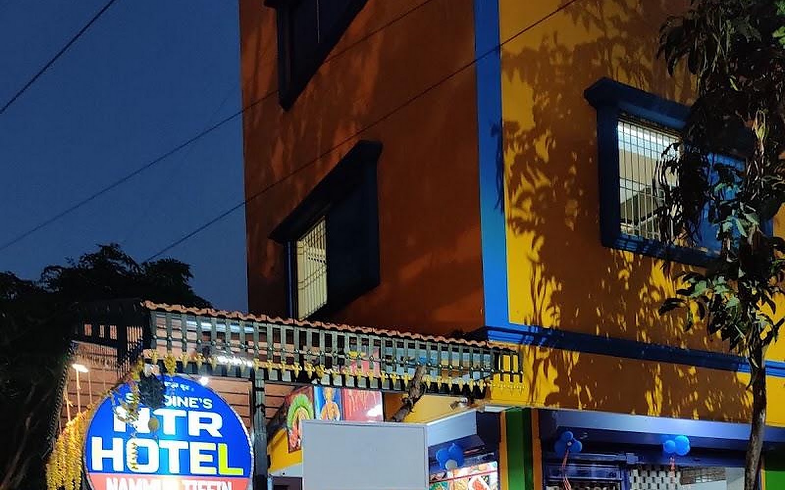Nammor Tiffin Room Davangere visiting card