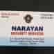 NARAYAN SECURITY SERVICES visiting card