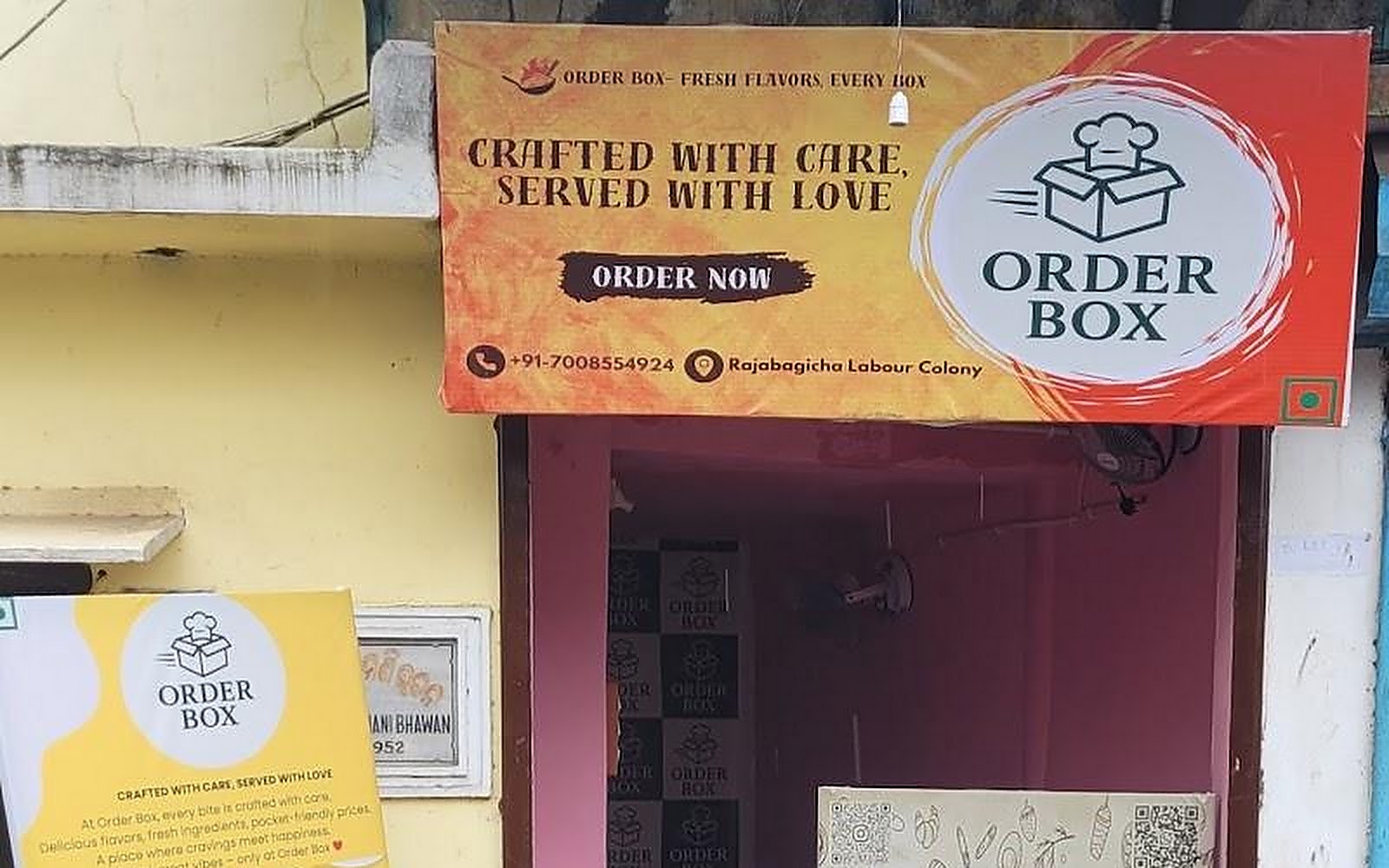 Order Box Cuttack visiting card