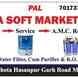 Pal Aqua Soft Marketing visiting card