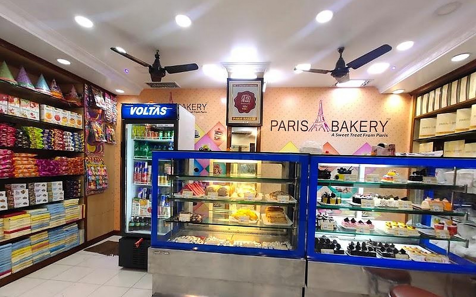 Paris Bakery Bhadrak visiting card