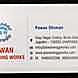 Pawan Engineering Works visiting card