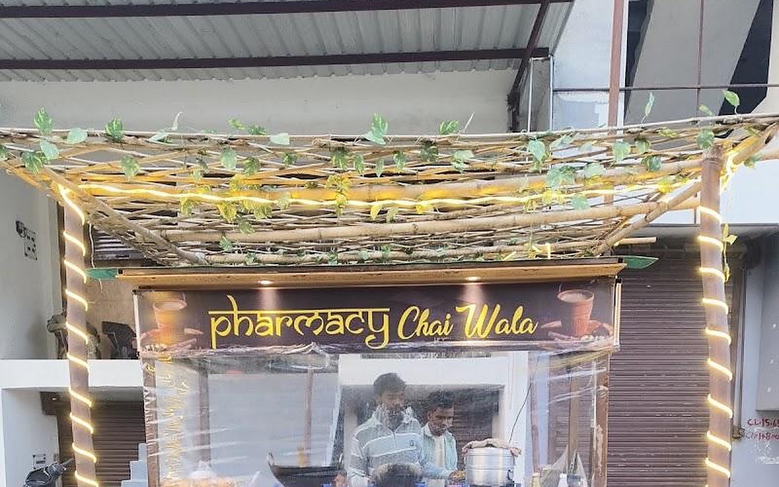 Pharmacy chai wala Etawah visiting card