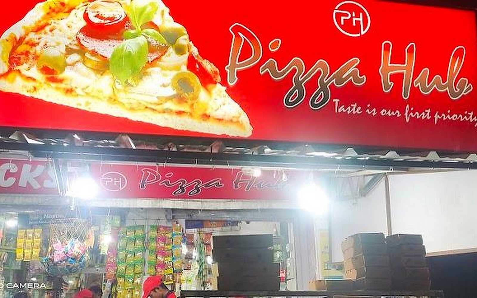 Pizza Hub Bokaro visiting card