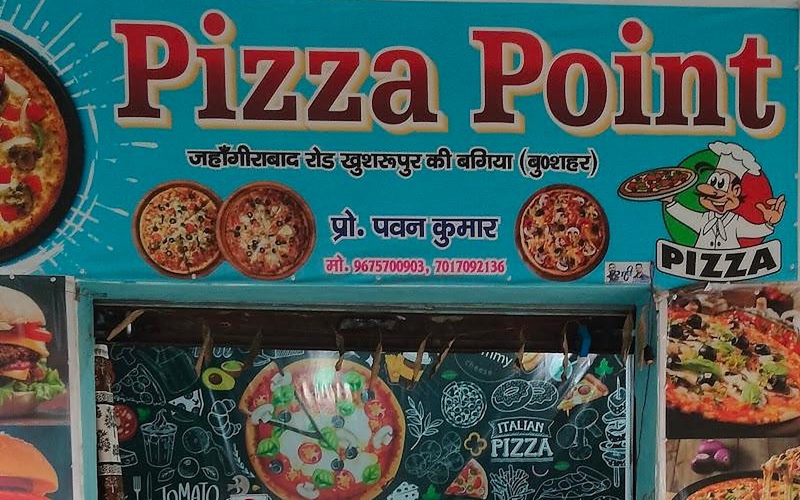 Pizza point Bulandshahr visiting card