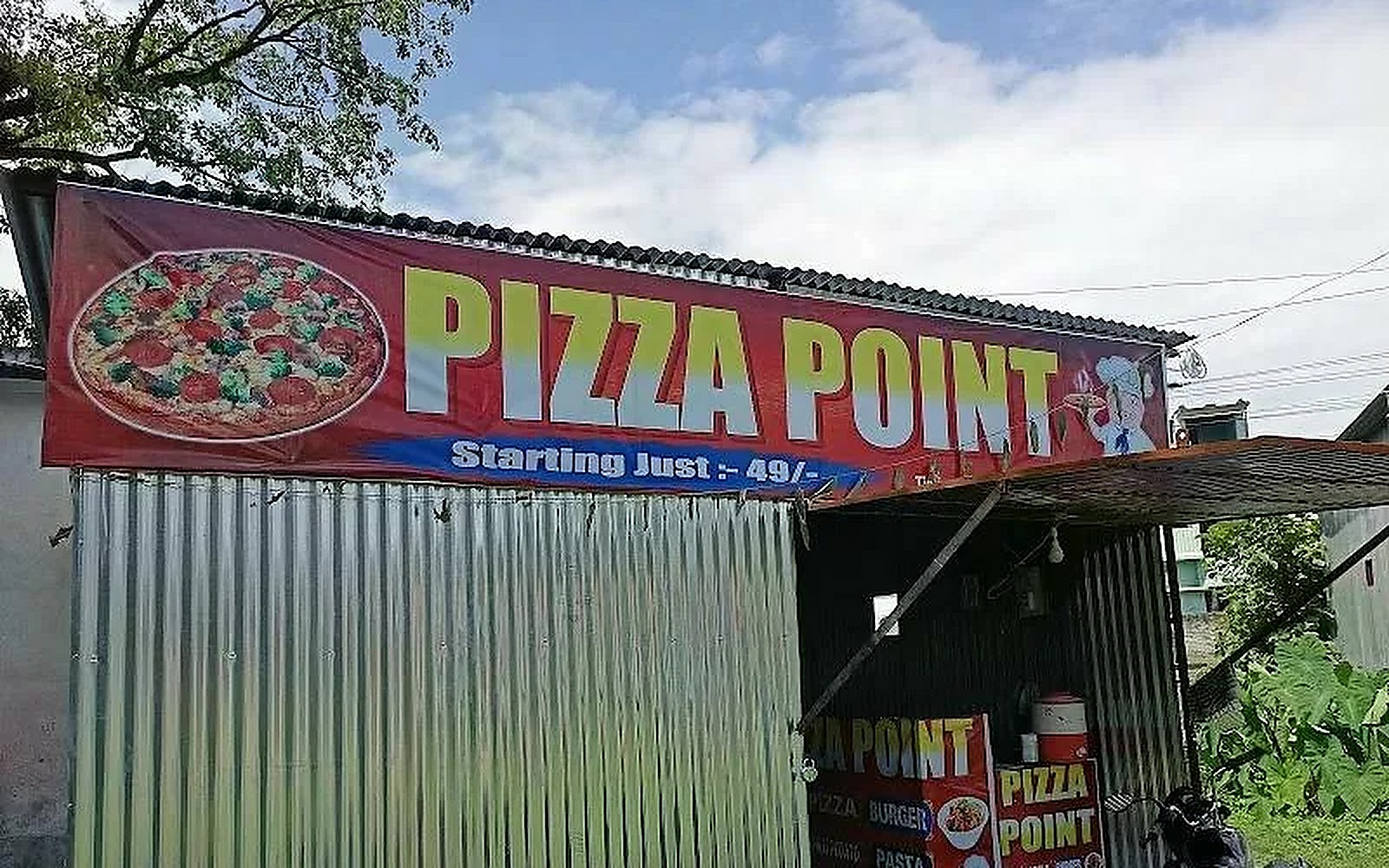 Pizza Point Dalsingh-sarai visiting card