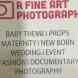 R Fine Art Photography visiting card