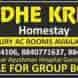 Radhe Krishna Home Stay visiting card