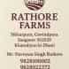 Rathore Farms visiting card
