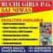 Ruchi Girls Pg visiting card