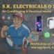 S K Electricals and Services visiting card