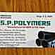 S.P POLYMERS visiting card