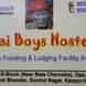 Sai Boys Hostel visiting card