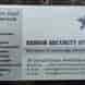 Senior Security System visiting card