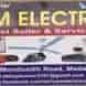 Shivam Electricals visiting card