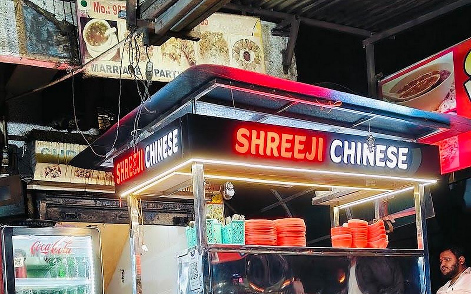 Shreeji Chinese Bharuch visiting card