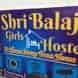 Shri Balaji Girls Hostel visiting card