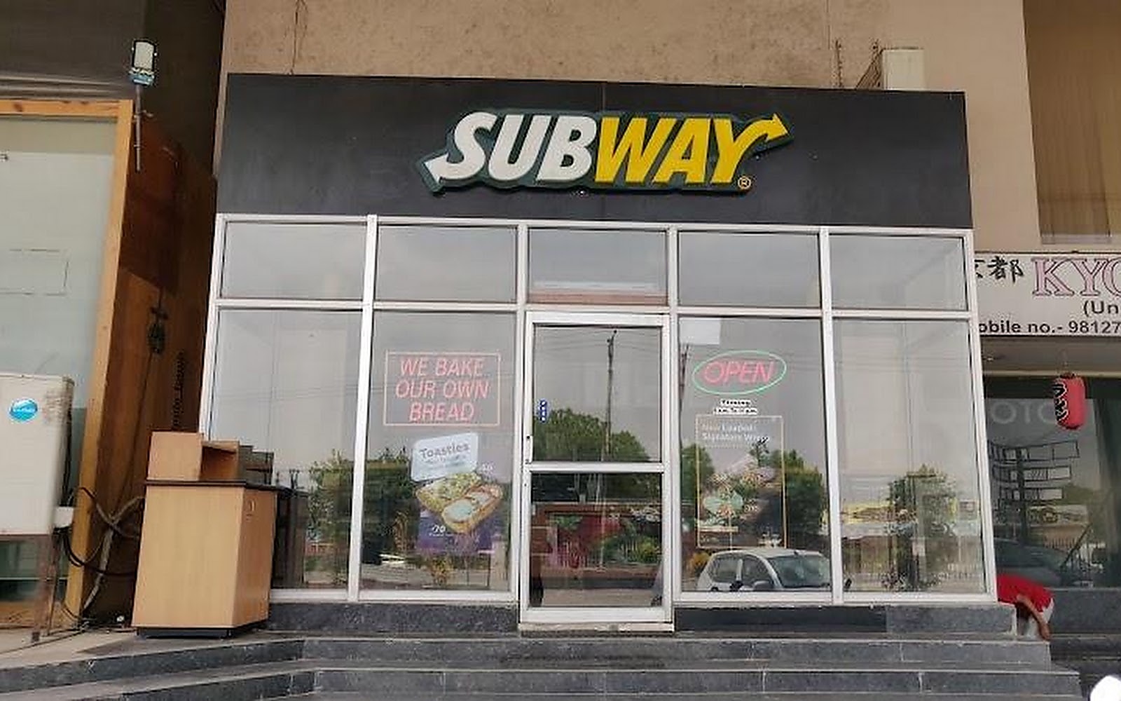 Subway Bhiwadi visiting card