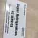 Super Refrigeration & Ac Service visiting card