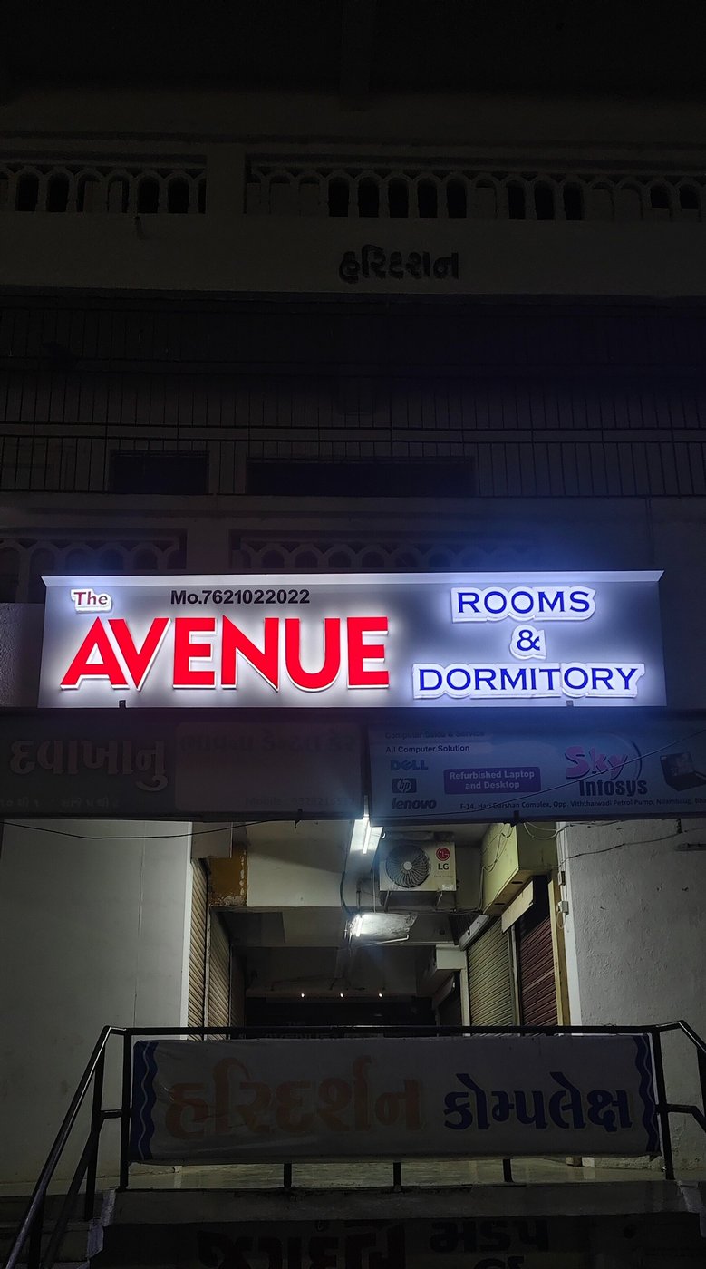 The Avenue Rooms & Dormitory visiting card