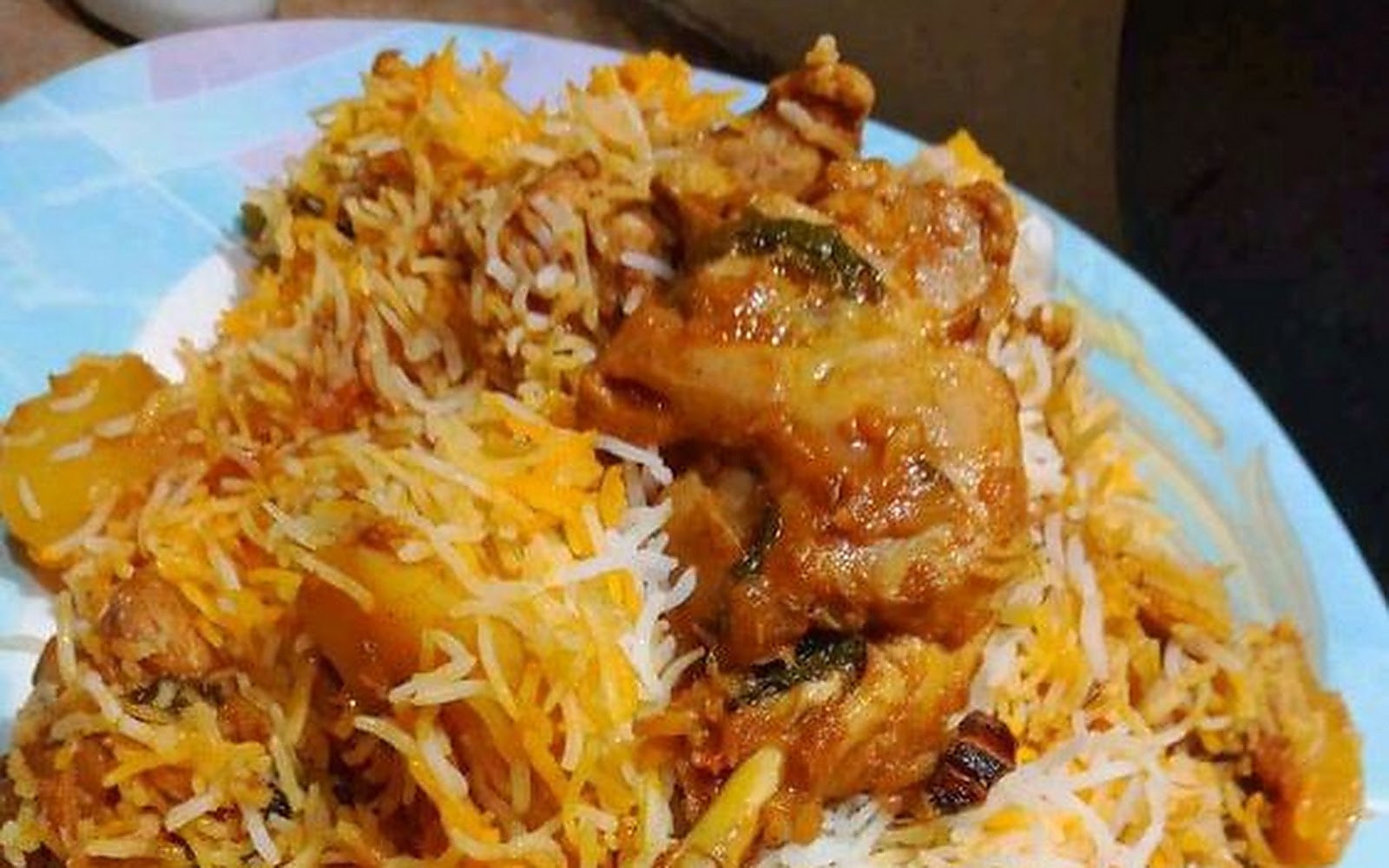The Biryani Express Jaipur visiting card