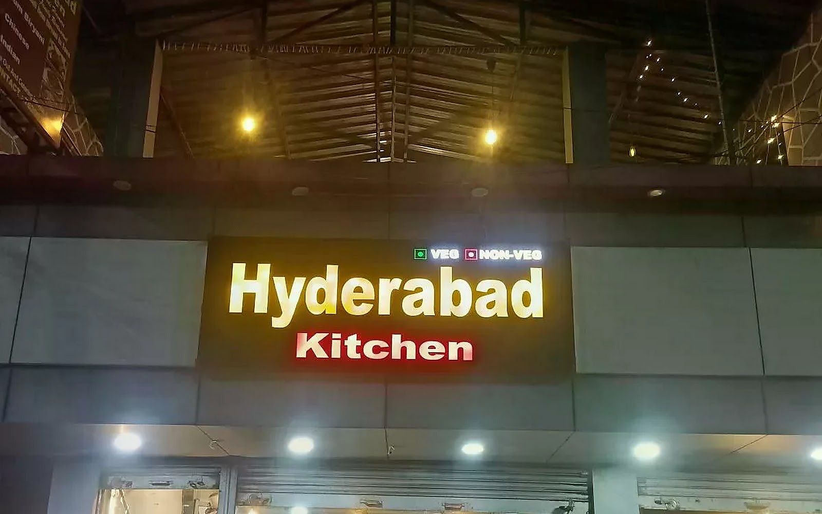 The Hydrabad Kitchen Ballarpur visiting card