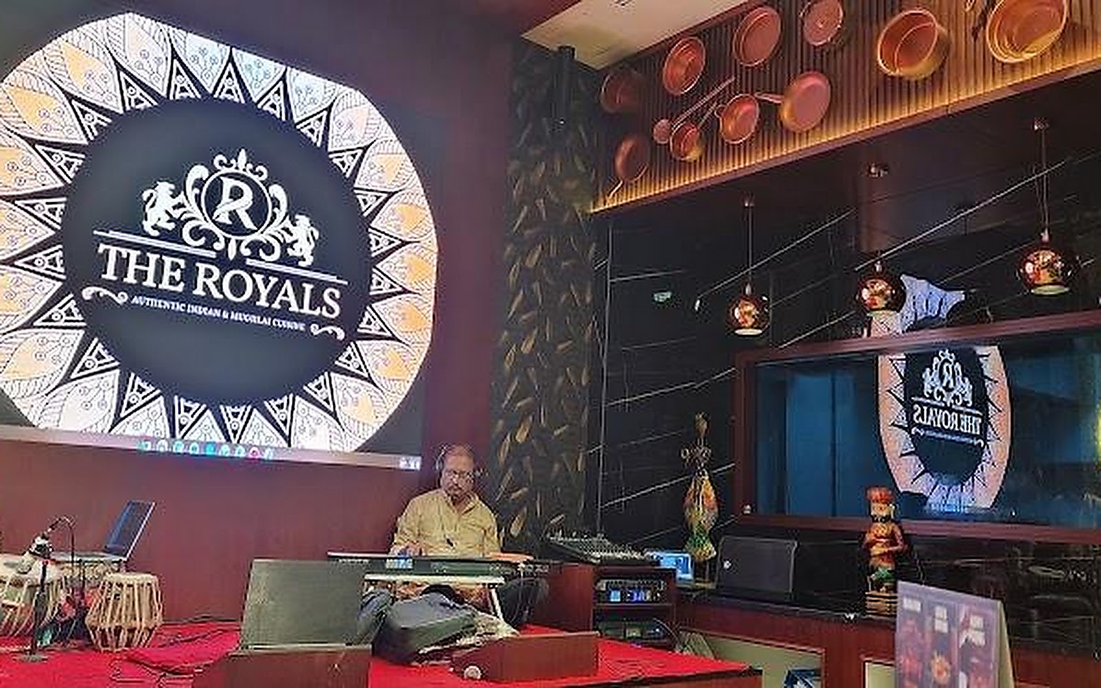 The Royals Restaurant Dubai visiting card