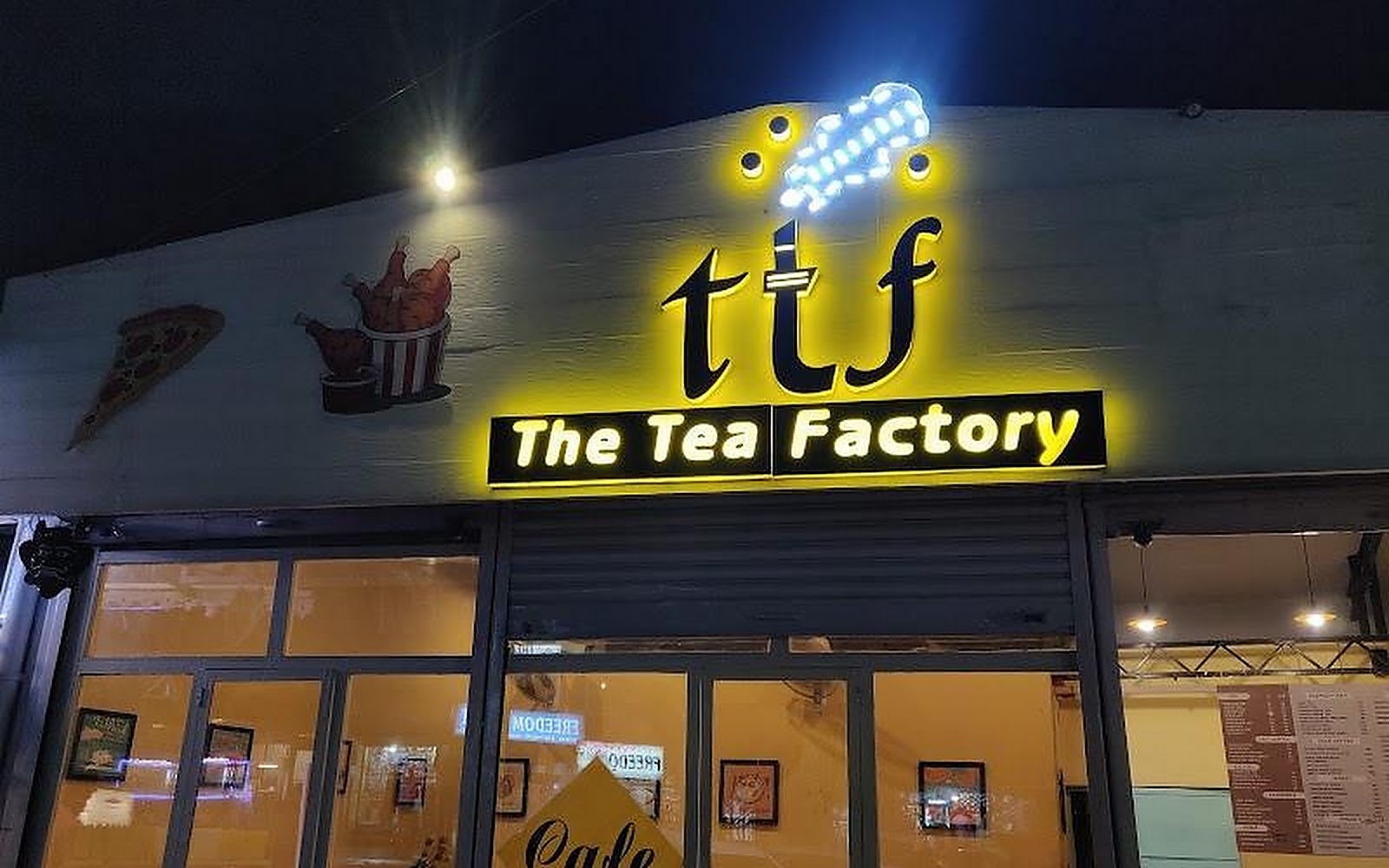 The Tea Factory Agra visiting card