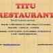 Titu Restaurant and Caterers visiting card