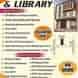 Tulsi Hostel and Library visiting card
