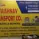 Vaishnav Transport Company visiting card