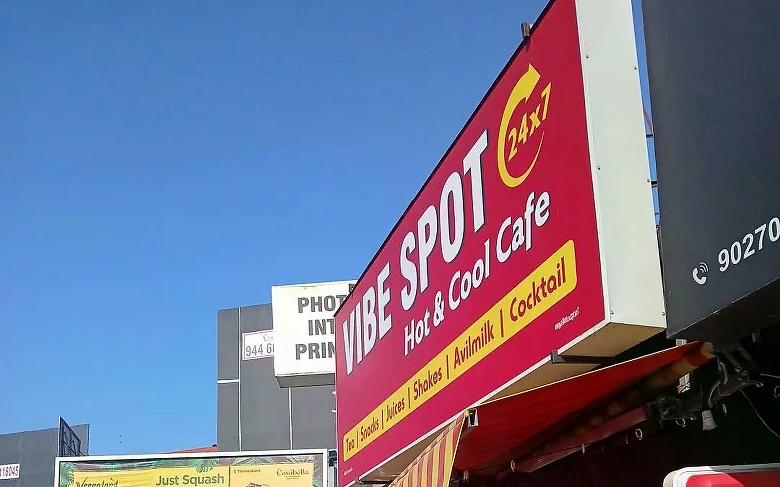 Vibe spot 24/7 alinchuvadu Ernakulam visiting card